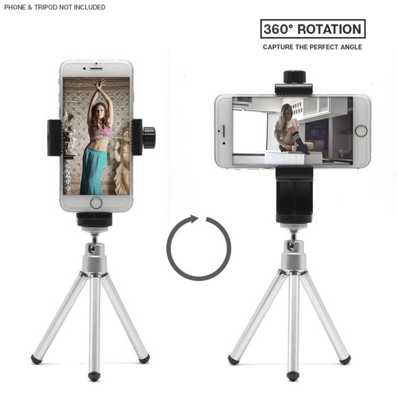 Cell Phone Holder Mounting Adapter for Tripods or Stands - Posh Show Accessory - Picture 4 of 10